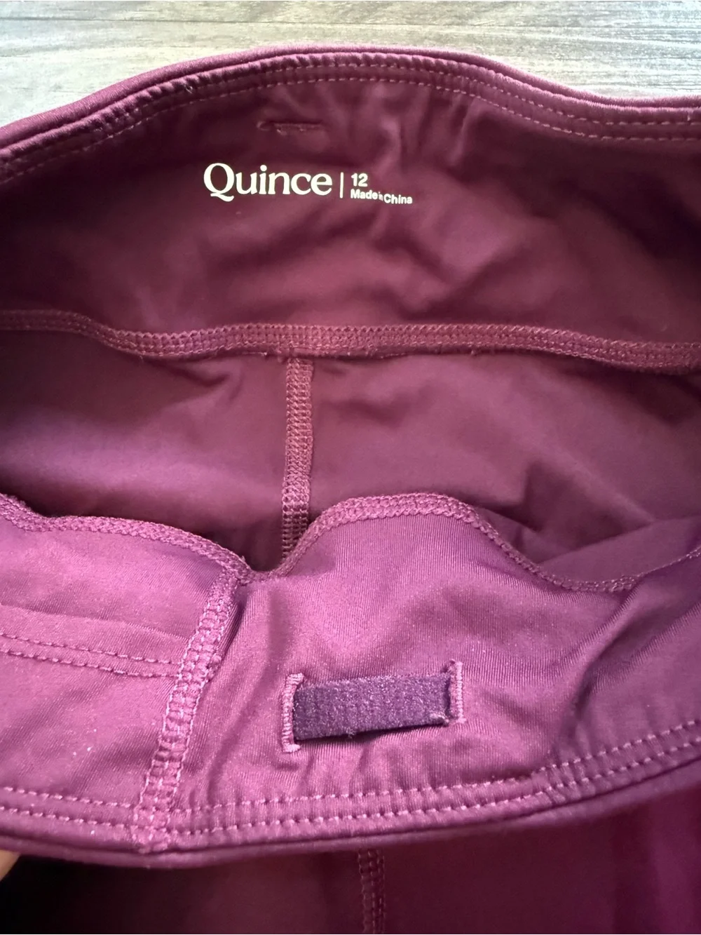 Girls Plum Quince Ultra-Form Pocket Leggings Size 12
